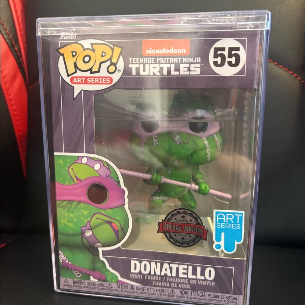 Funko Pop! Art Series Teenage Mutant Ninja Turtles Donatello Figure